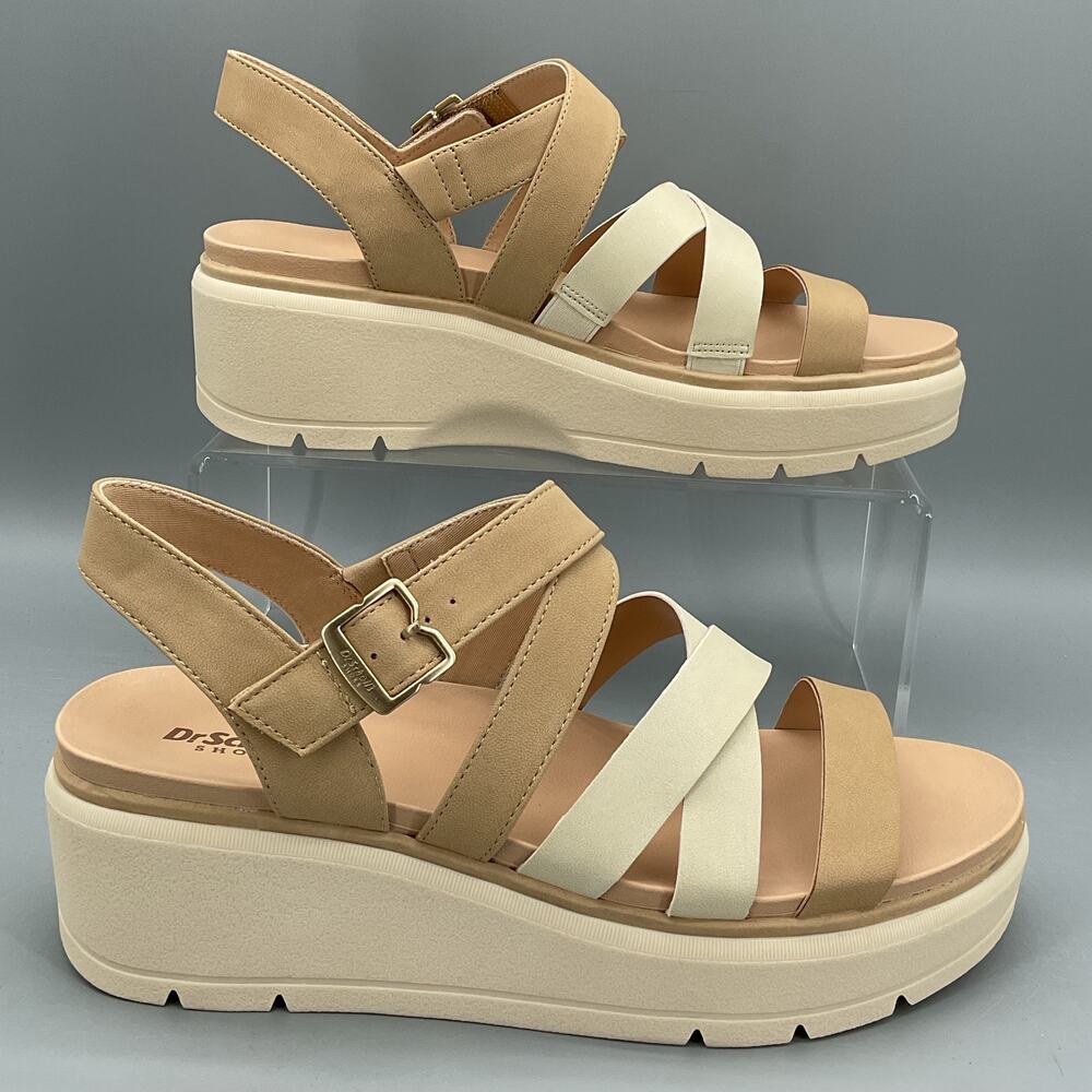 NEW Dr. Scholl’s Women’s Nice Day Max Sun Sandals Sand Size 8.5M